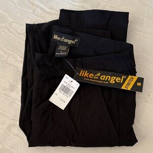 Like an Angel Black Stretch Leggings